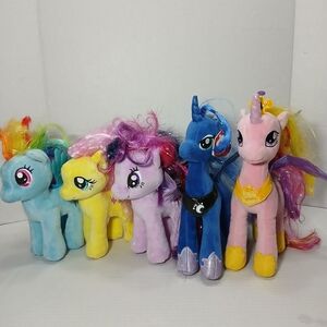 Ty Sparkle My Little Pony Princess Cadence, Princess Luna, Twillight Plush Lot 5